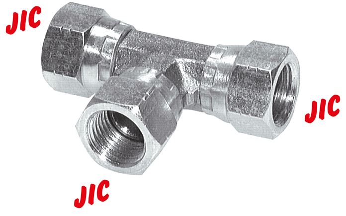Zgleden uprizoritev: T-screw connection with JK thread (female), galvanised steel
