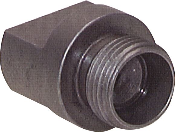 Exemplary representation: Mounting socket for cutting ring and NC compression fitting