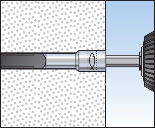 Application examples: Fischer FPX-I aerated concrete anchor assembly 2