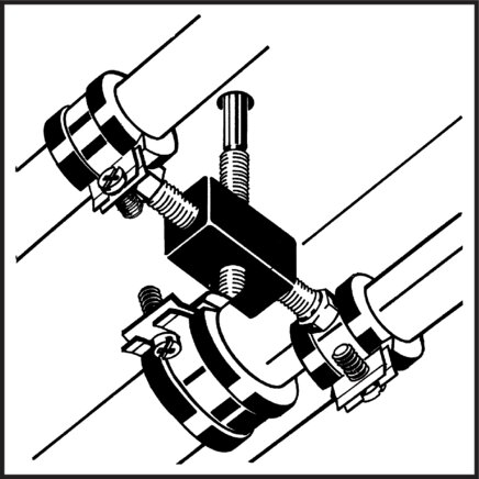 Application examples: Universal cube for pipe clamps