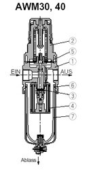 Exemplarische Darstellung: AWM30P-090AS (AWM30P-090AS)   &   AWM40P-090AS (AWM40P-090AS)