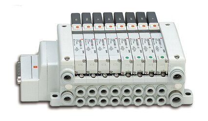 Exemplarische Darstellung: VQC1101N-51 (VQC1101N-51)   &   VQC1201N-51 (VQC1201N-51)   &   VQC4300-51 (VQC4300-51)  & ...